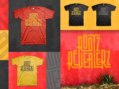 Rootz Revealerz logo jamaica logo mockup rasta reggae tshirt
