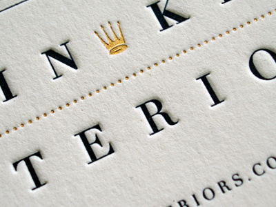 EKI calling card close-up2 branding business card calling card design letterpress