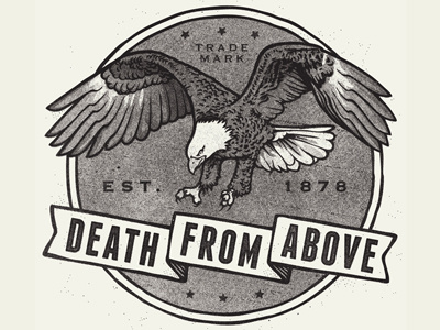 Death Eagle design digital eagle illustration ink