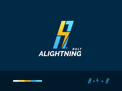 A Lightning Bolt Logo Design