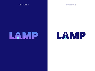 Lamp Wordmark Logo Design