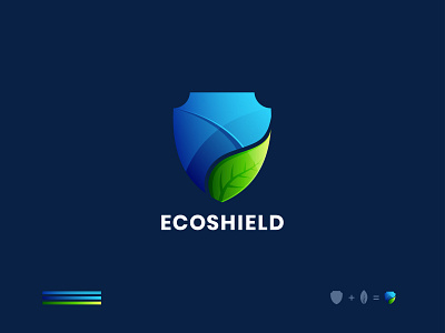 Eco Shield brand identity branding daily logo daily logo challenge eco eco logo logo logo design logos logostar shield shield logo shields