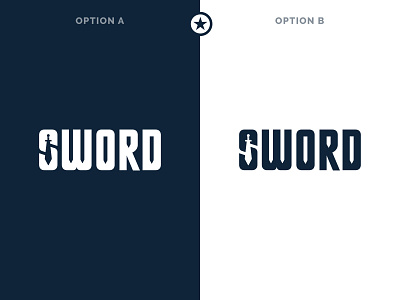 Sword Wordmark Logo brand identity branding daily logo challenge logo logo design sword sword logo wordmark