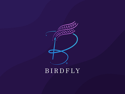 Birdfly b letter logo b logo bird logo brand identity branding daily logo challenge logo logo design logostar