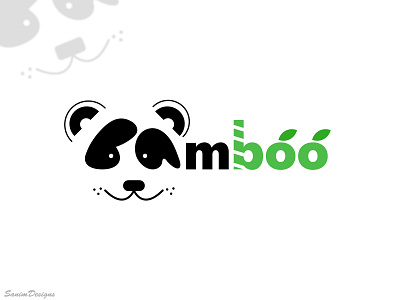 Panda Creative Logo abstract bamboo logo brand identity design character creative graphic design icon logos logotype logotypes minimal panda vector