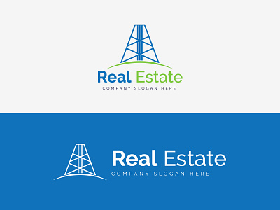 MInimal Real Estate Building Logo | Real Estate Developers Compa animation apartment brand identity branding company consultant corporate design graphic graphic design isolated logo logo design logotype motion graphics professional real real estate roof strong