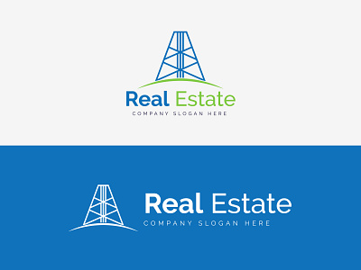 MInimal Real Estate Building Logo | Real Estate Developers Compa