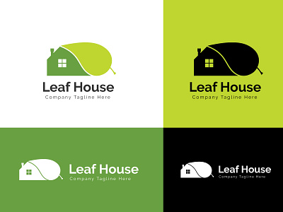 Creative Real Estate logo green nature real estate logo city creative green home image leaf logo nature property real real estate smalll home urban vector