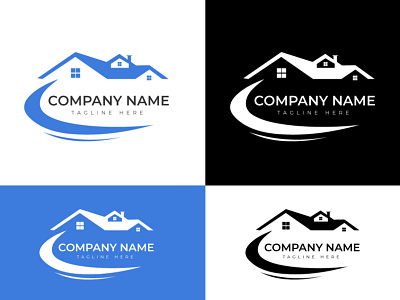 Real Estate Logo House | Abstract real estate home advertising business estate graphic graphic design illustration investment logo property real real estate
