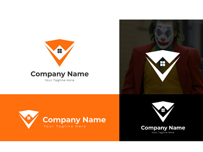 Creative real estate logo design | Joker Concept