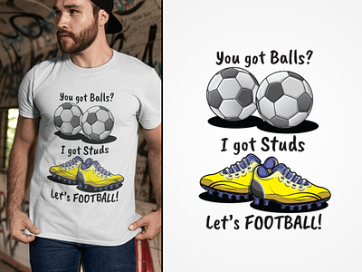 Football One-Liner T Shirt (Don't miss the pun!) double meaning illustration illustration art illustration art director design illustration digital illustrations illustrator illustrator art illustrator design illustrators oneliner t shirt t shirt design t shirt illustration t shirt mockup t shirts typogaphy typography typography art typography design
