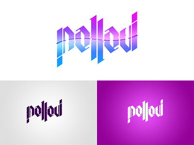 PALLAVI ❤️ ambigram wordmark Turn it upside down ambigram angles and demons for love logo name word mark pallavi typography upside down upsidedown wordmark
