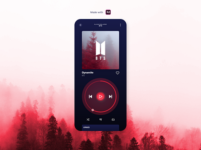 Music player Ui