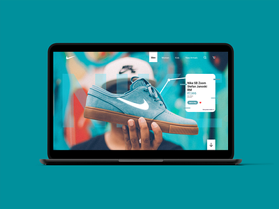 Nike Website landing page