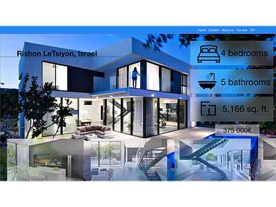 Real Estate adobexd beginner real estate webdesign website design