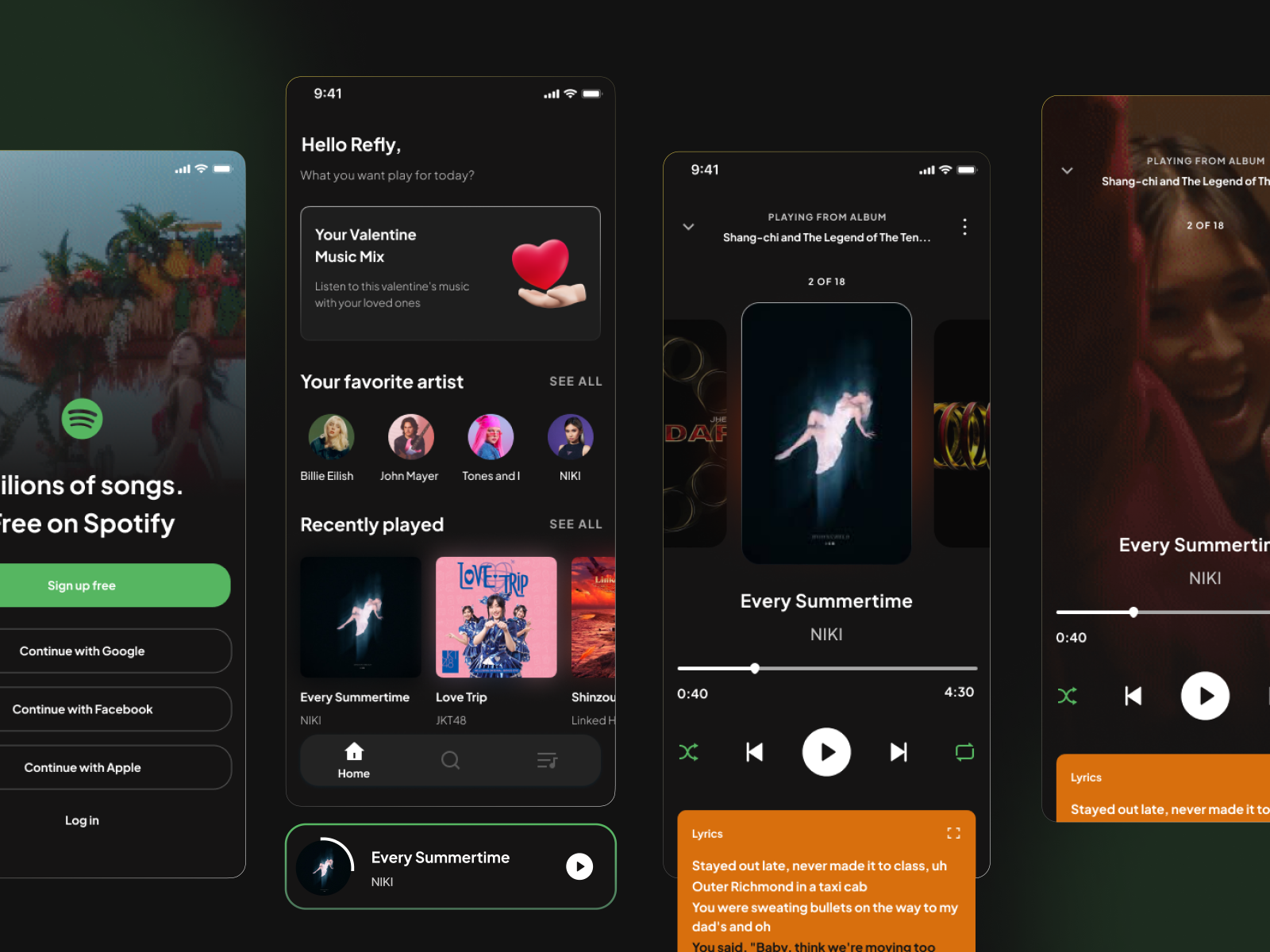 Spotify - Redesign Music Apps by Panda Design 🐼 on Dribbble