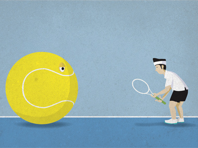 Fearless challenge fear match players tennis vector