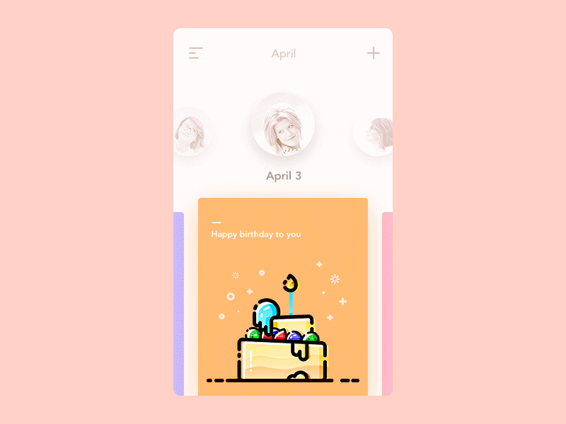 Birthday Card Concept