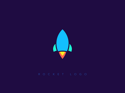Rocket color logo rocket