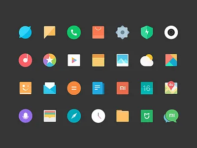 New Theme icon miui 9 new theme