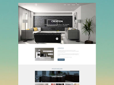 WIP Interior decoration website clean design website