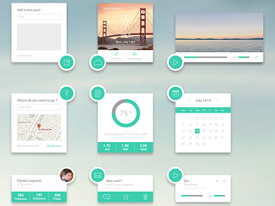 UI Kit flat kit ui