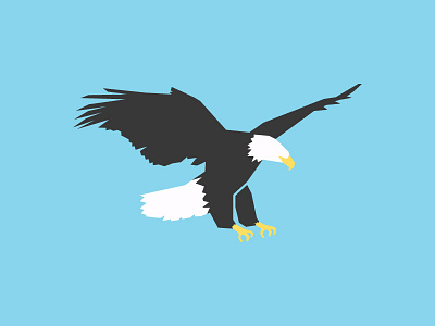 Polygonal Eagle eagle minimalist