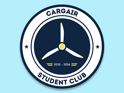 Day #10 Student club badge badge plane