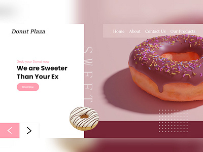 Donut Shop landing page