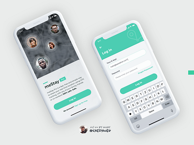 meStay - UI Concept app clean clean ui minimalism mockup prototype saedaher ui uidesign uidesignpatterns uidesigns uidesing uiux ux vector visual design