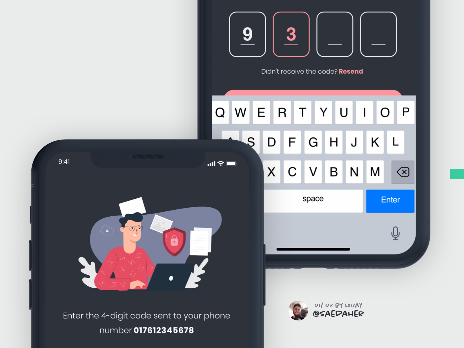 #Verification - UI Concept by Louay Sayem-Edaher on Dribbble