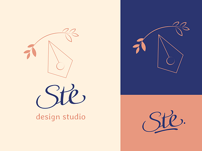 Sté design studio branding design logo typography