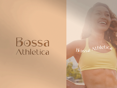 Bossa Athletica branding design icon logo typography