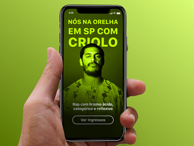 #UXWriting - Day 8 app behance brazil buy tickets dailychallenge design figma live music music player portuguese rapper ui ux uxdesign uxui