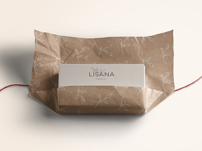 Lisana business card business card business card design wrapping paper