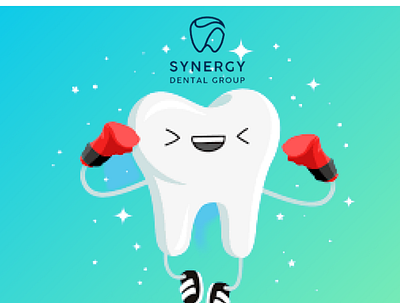 Synergy Dental Group app branding design graphic design illustration logo typography ui ux vector