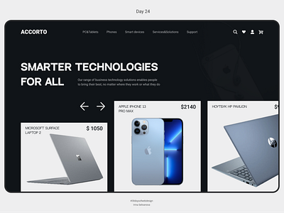 Technology products website