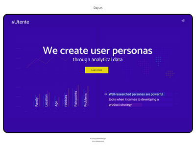 Website for data analytics company