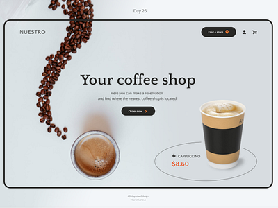 Сoffee shop website