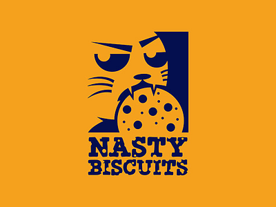 NASTY BISCUITS biscuits branding design graphic design icon illustration logo logo design logodesign vector