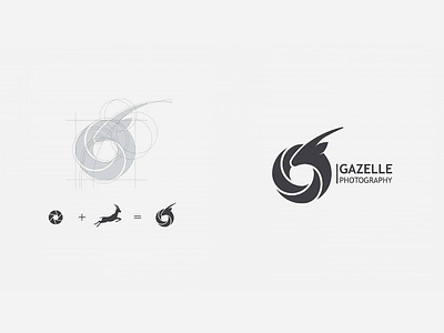 GAZELLE PHOTOGRAPHY app logo design brand design brand identity branding brandmark corporate branding custom logo design flat design graphic design icon icon design identity designer illustration logo logo design logomark logotype minimal logo symbol website logo design