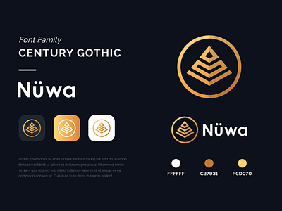 NUWA app logo design brand design brand identity branding brandmark corporate branding custom logo design flat design graphic design icon icon design identity designer illustration logo logo design logomark logotype minimal logo symbol website logo design