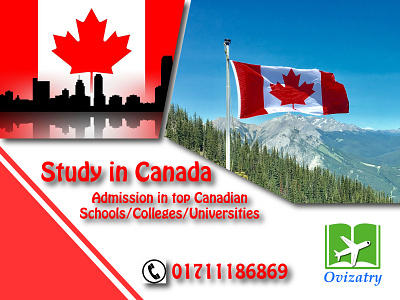 Study In Canada (Business Flyer) business flyer design flyer flyer design