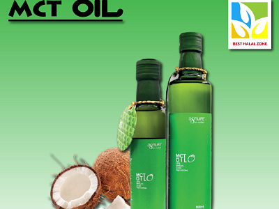 MCT Oil 01 design digital ad illustration