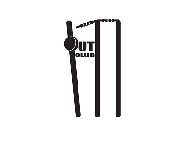 Logo of Hang Out Club branding design illustration logo