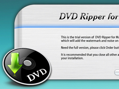 DVD Ripper for mac app design dvd、 interface ui ux viedo