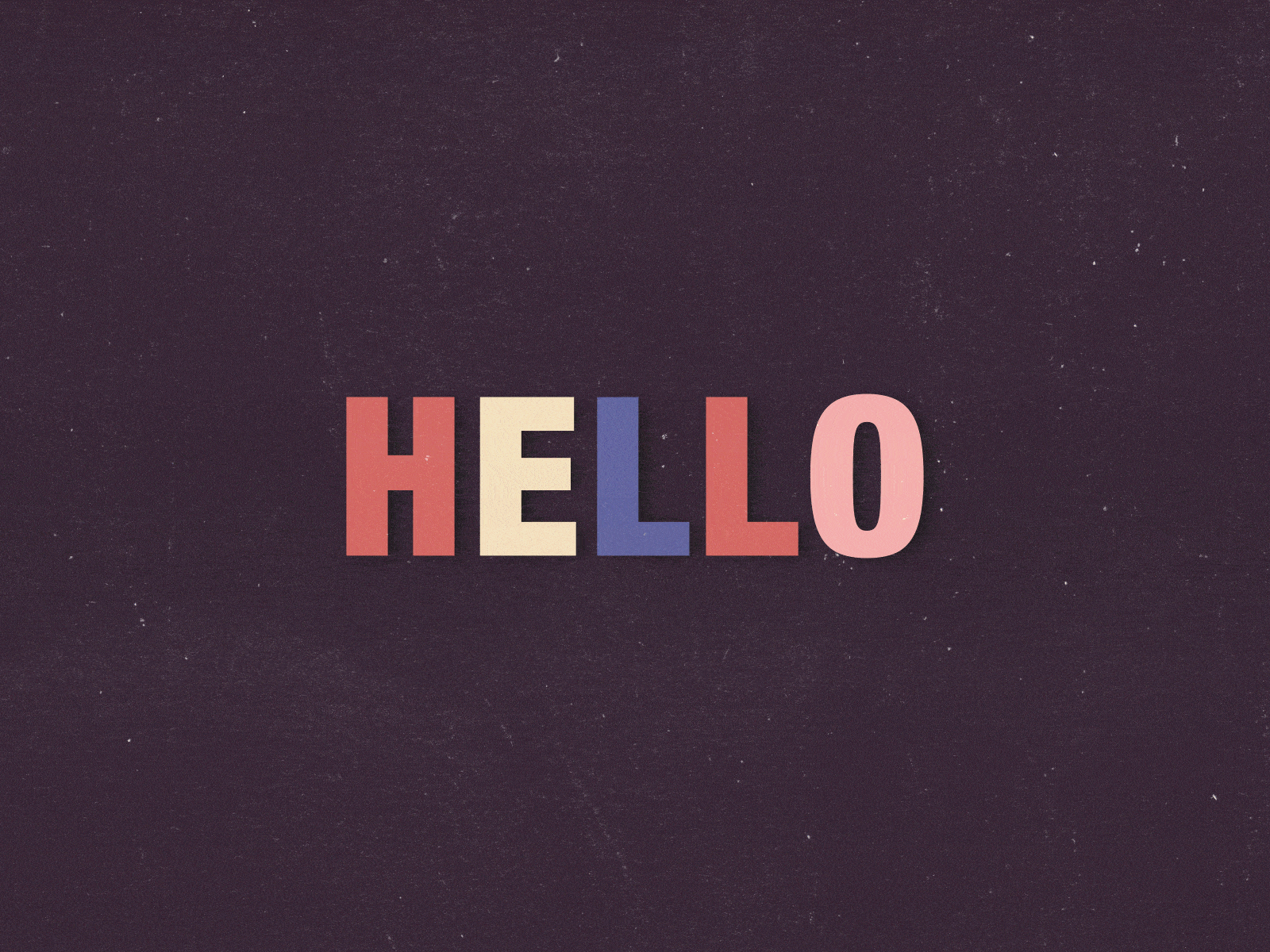 Hello 2d 2d animation aftereffects animation gif hello helvetica neue minimal motion typography vector