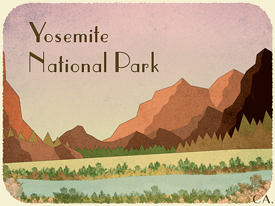 Yosemite Postcard