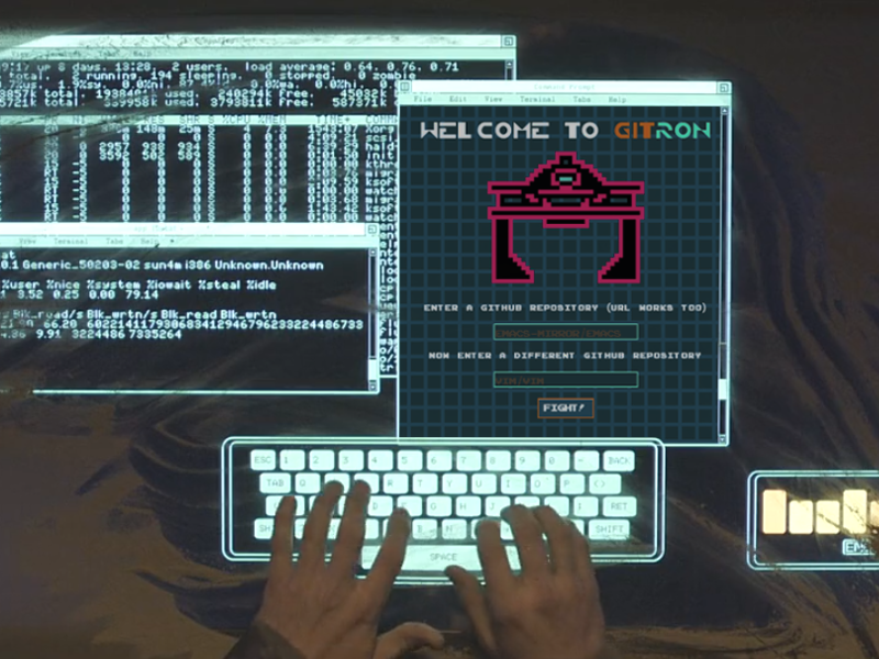 GITRON git github web game web app game tron