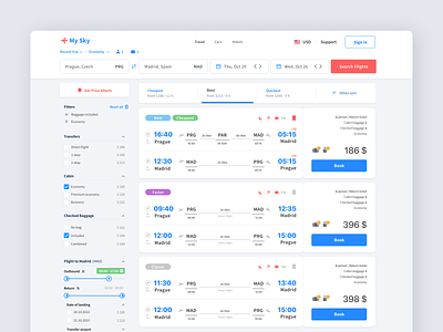 ✈️ Flight Tickets ⏐ Web App air ticket aircraft airlines booking booking flight clean dashboard flight flight booking dashboard fly minimal reservation search ticket travel traveling trip ui ux web app